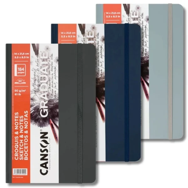 Block Canson Gradute Empastado Croquis & Notes 90gr