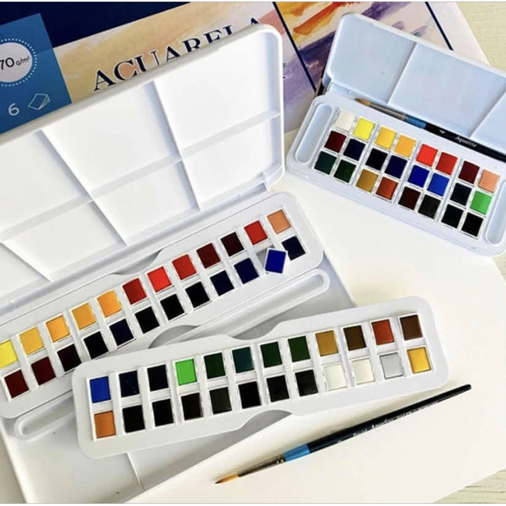 Acuarela Daler Rowney pastillas x48 - Imagen 2