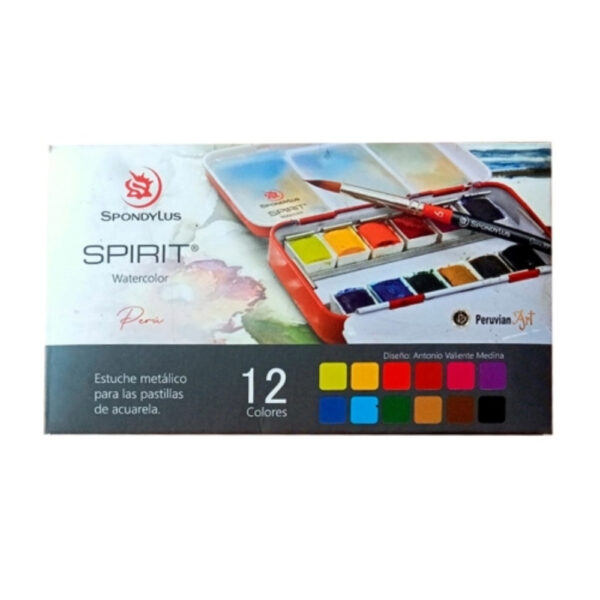 Acuarela Spondylus pastilla x12