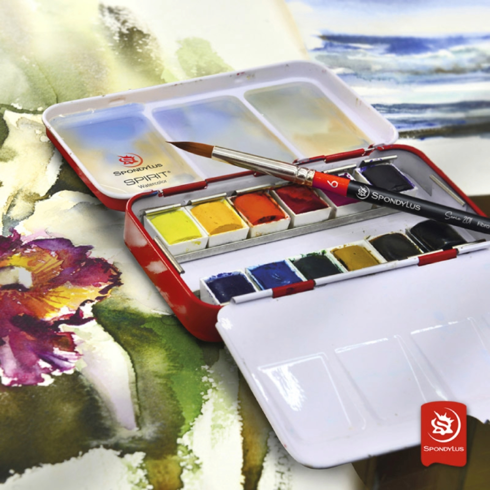 Acuarela Spondylus pastilla x12 - Imagen 3