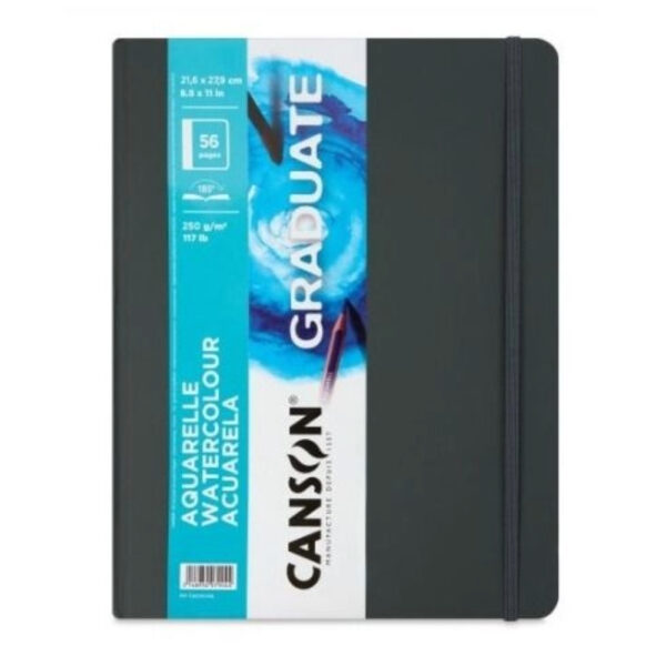 Block Canson Gradute Empastado Watercolour 250 gr