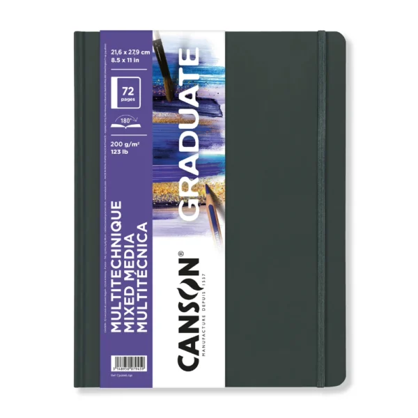 Block Canson Gradute Empastado Watercolour 250 gr