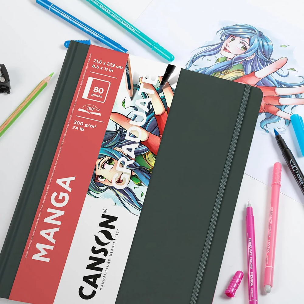 Block Canson Gradute Manga 200 gr A5 - Imagen 2