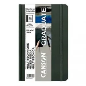 Block Canson Gradute Mixed Media Grises 220gr