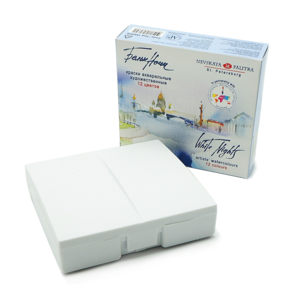 Acuarela White Nights pastillas x12