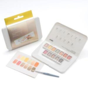 Acuarela Miya-Himi Metalizada Gold X 12 Und