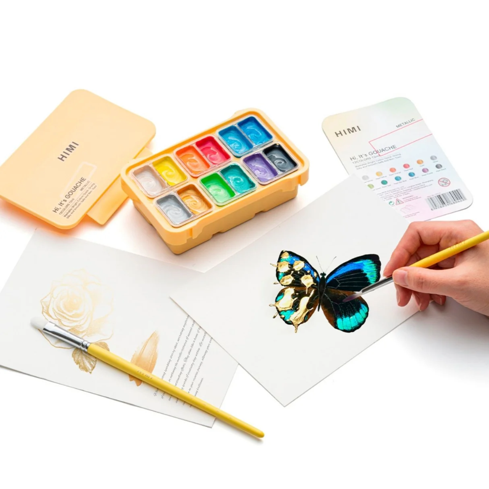 Miya Himi Gouche Metálicos mini 12 ml x 12 unidades - Imagen 3