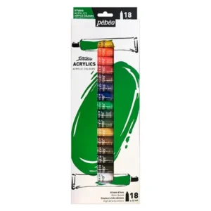Pebeo Acrilico en tubo x 18 unidades 12 ml