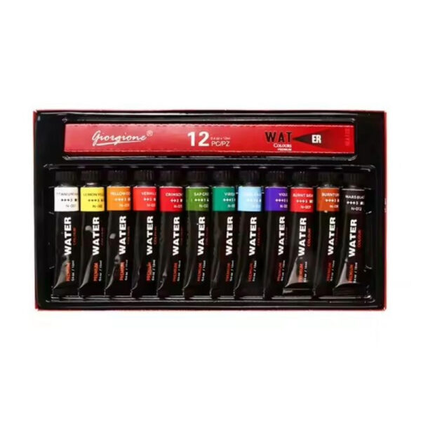 Giorgione Acuarela tubo set 12 unidades 12 ml
