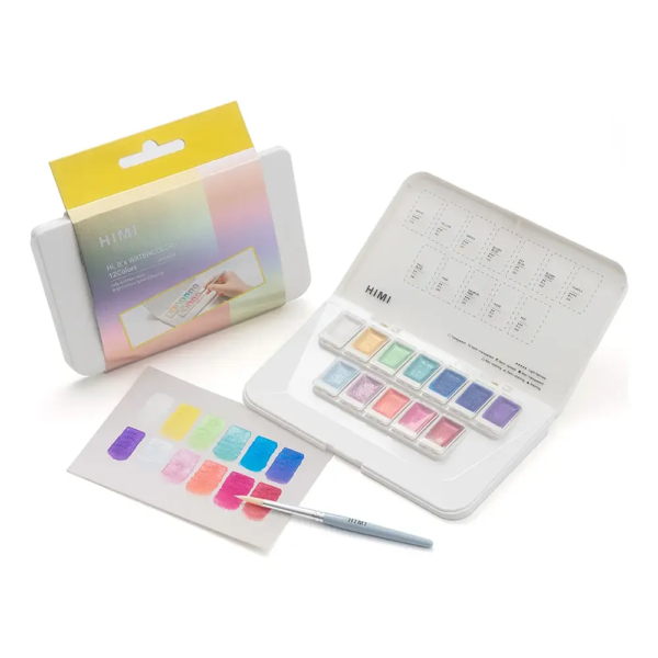 Acuarela Miya-Himi Metalizada Jewelry X 12 Und