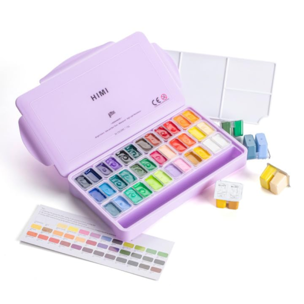 Miya Himi Gouache Twin JellyCup Set 36 colores 12gr