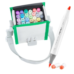 Marcador A Base De Alcohol Ohuhu Honolulu Color Básico X 24 Undidades