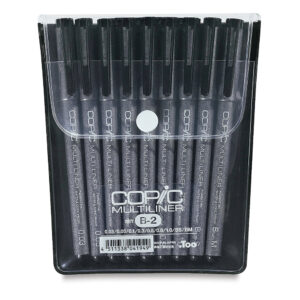 Estuche de Estilografo Copic Multi liner x9 unidades