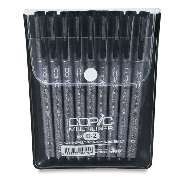 Estuche de Estilografo Copic Multi liner x9 unidades