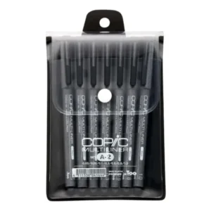 Estuche de Estilografo Copic Multi liner x7 unidades